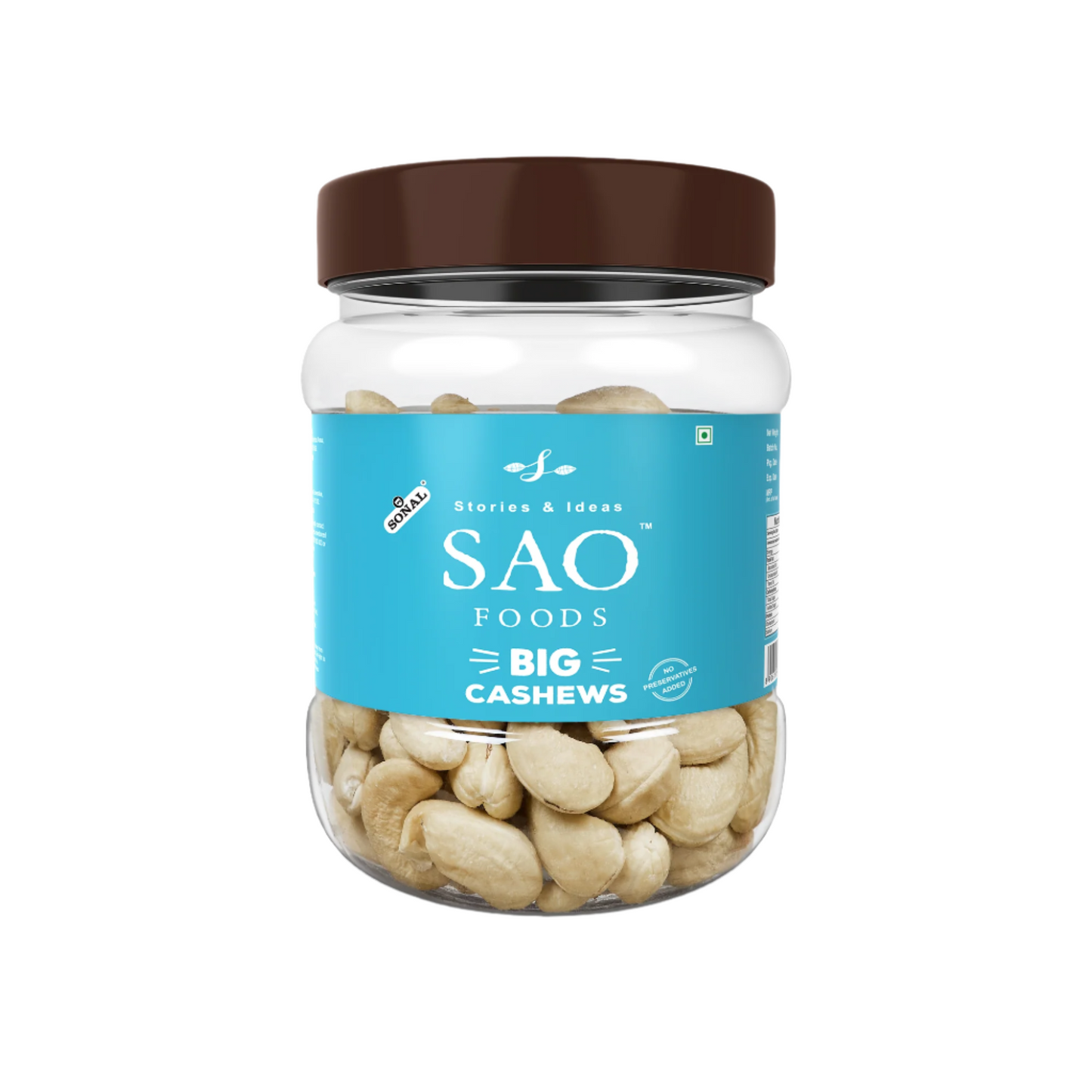 SAO Foods Big Cashews 250 gm
