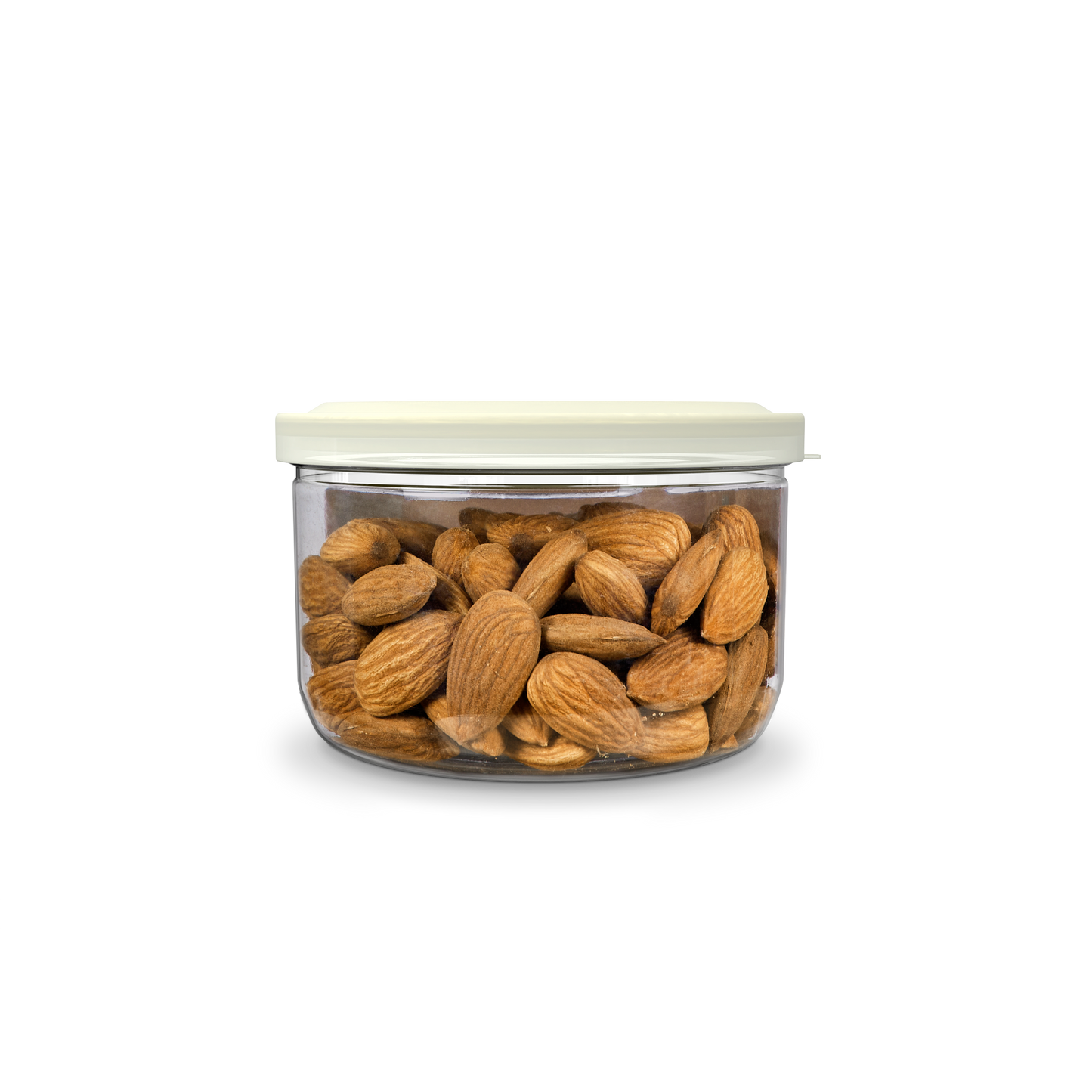 SAO FOODS Roasted & Unsalted Premium California Almonds 100 gm | Tin Cap PET Jar | Jumbo Size