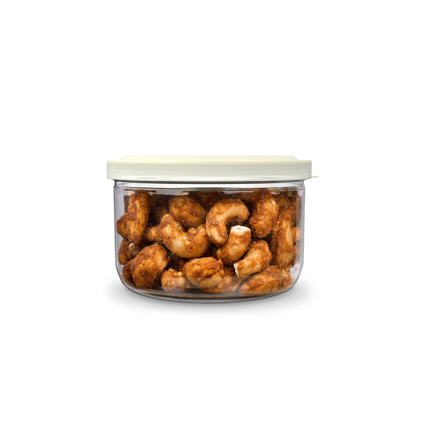 SAO Foods Red Chilli Cashews 100 gm | Tin Cap PET Jar