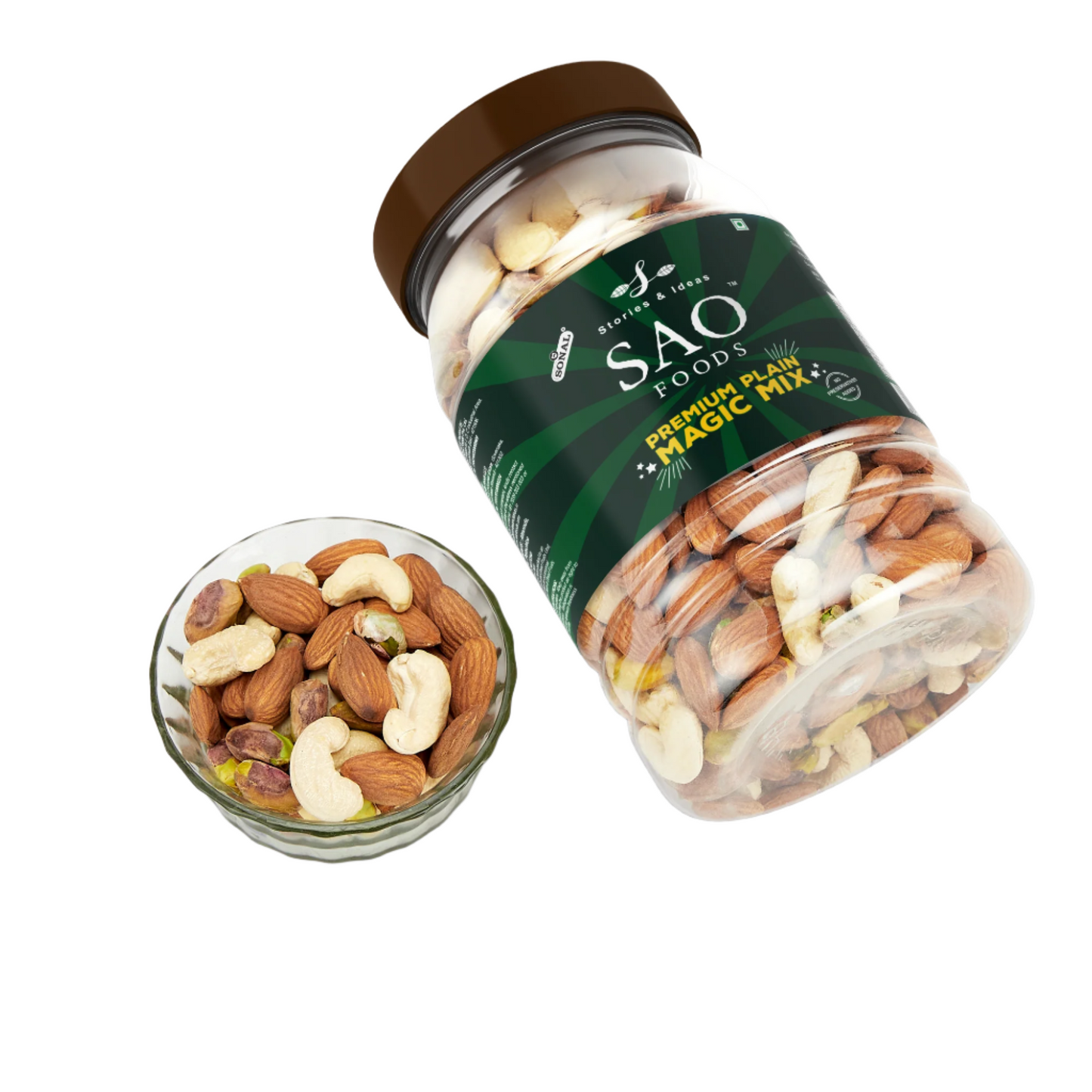 SAO Foods Roasted Plain Premium Magic Mix 500 gm
