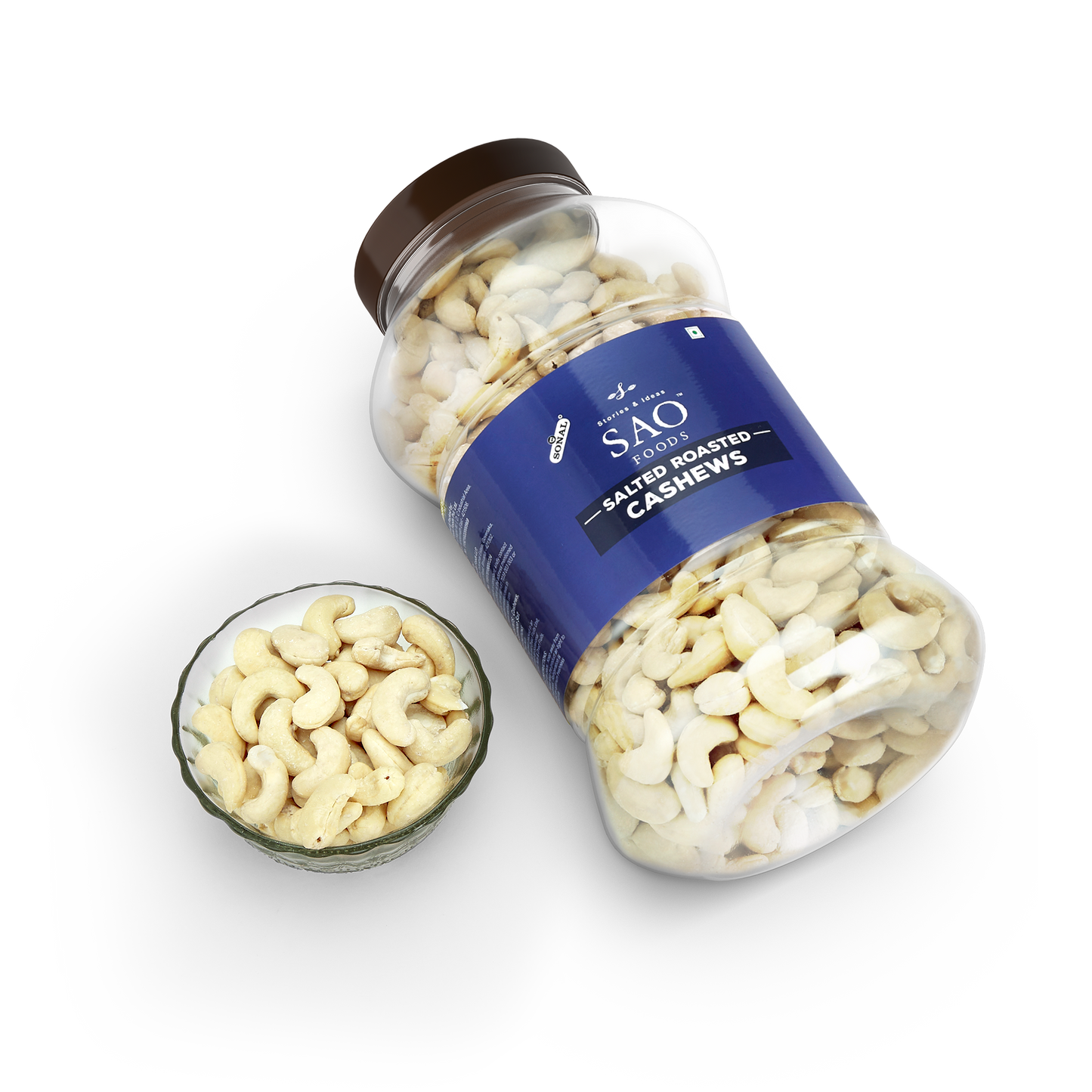 SAO Foods Salted Roasted Cashews 1 kg