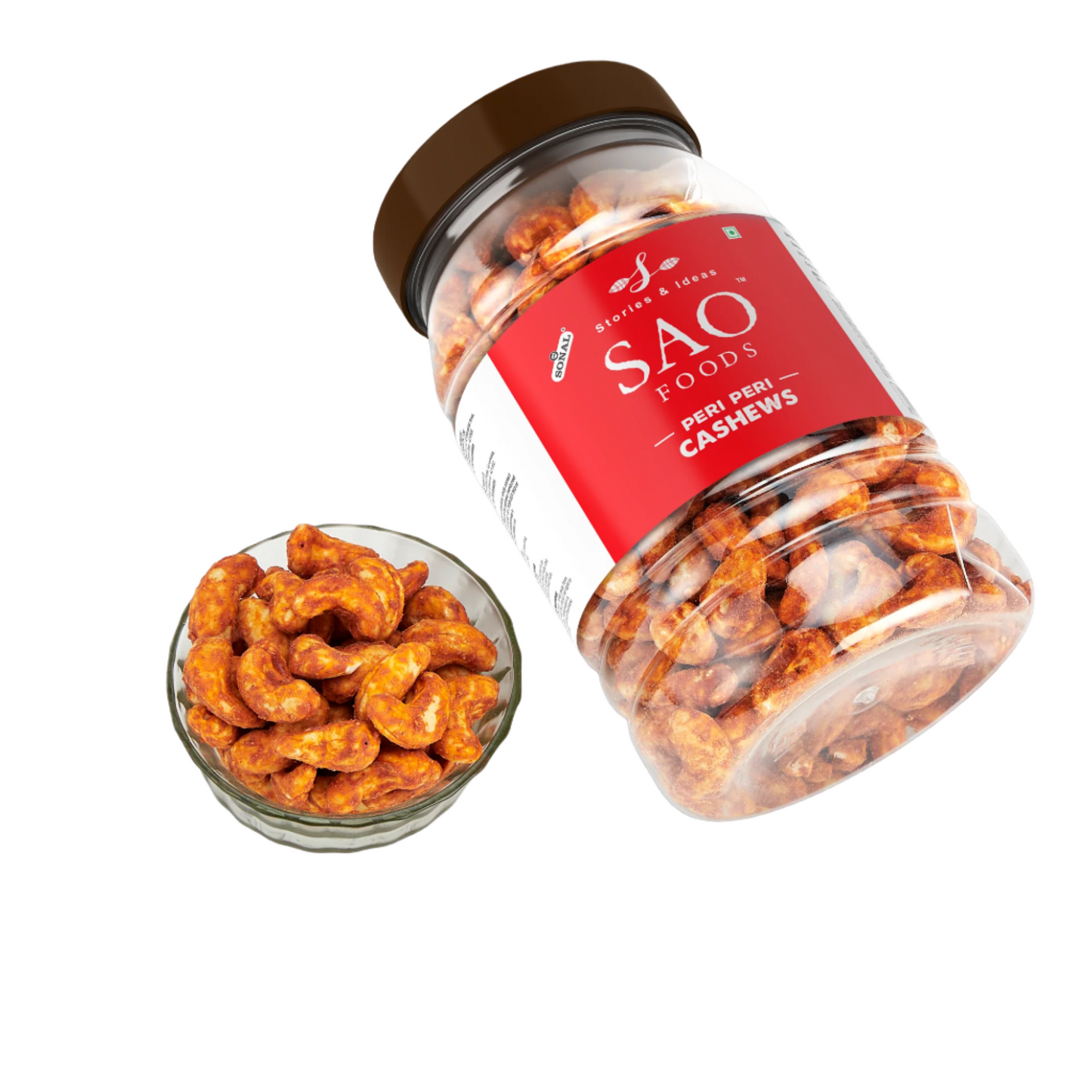 SAO Foods Peri Peri Cashews 500 gm