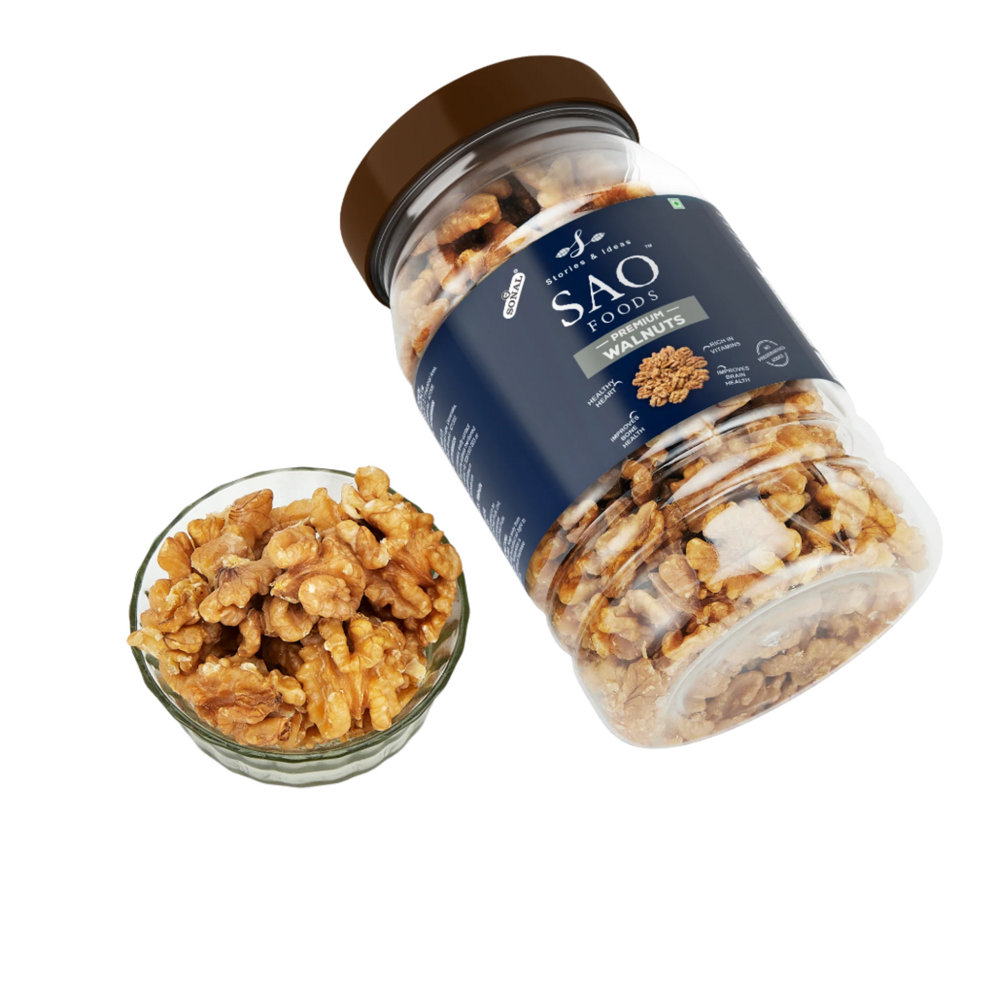 SAO Foods Premium Walnuts 500 gm