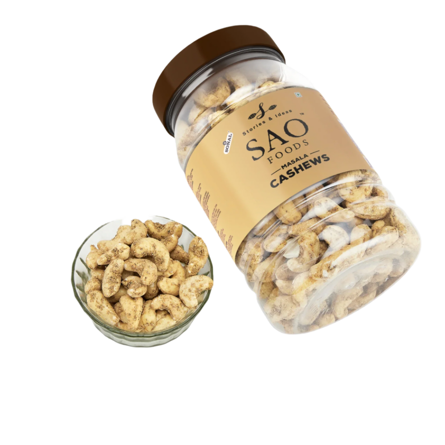 SAO Foods Masala Cashews 500 gm