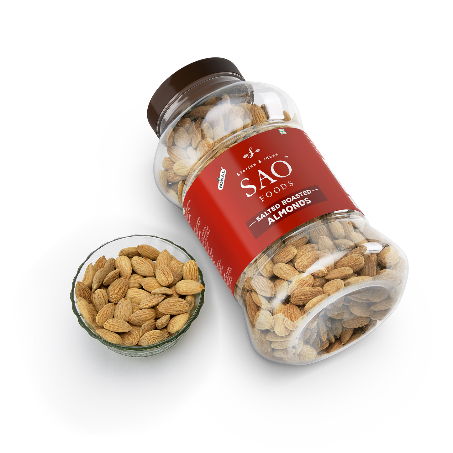 SAO Foods Salted Roasted Almonds 1 kg