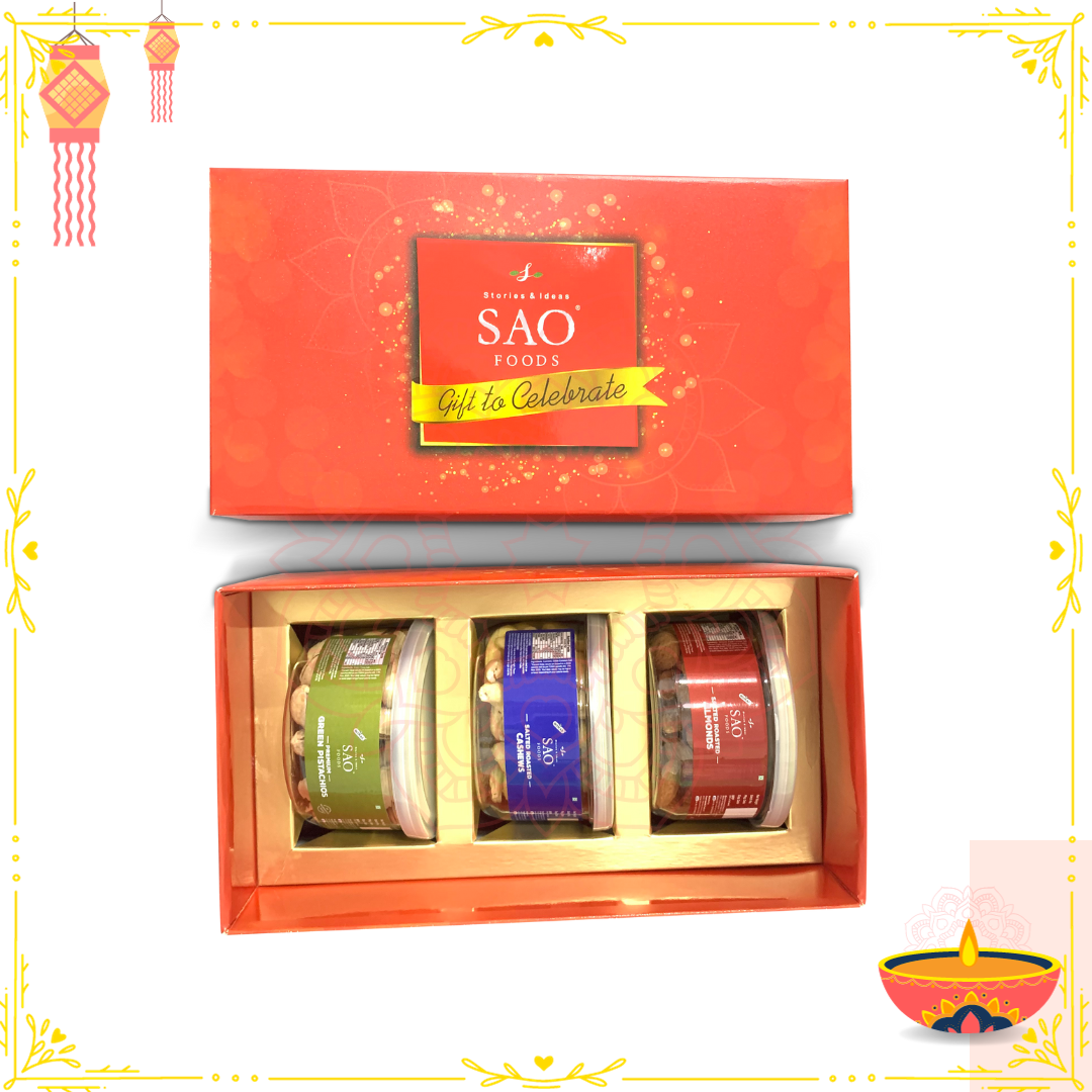 SAO FOODS Gift Pack of 100g x 3 jars | Color Option