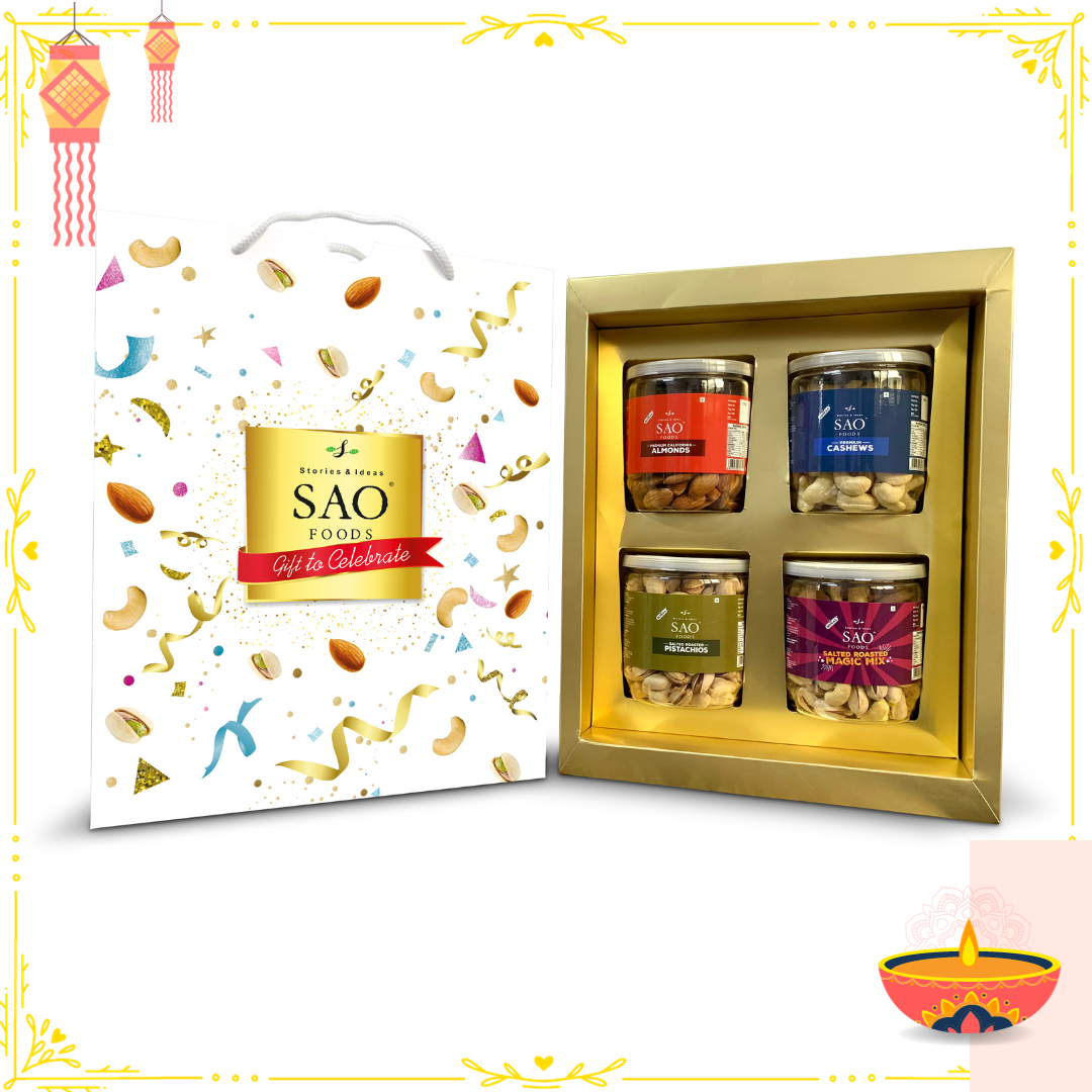 SAO FOODS Gift Pack of 4 – 250 gm x 4 jars
