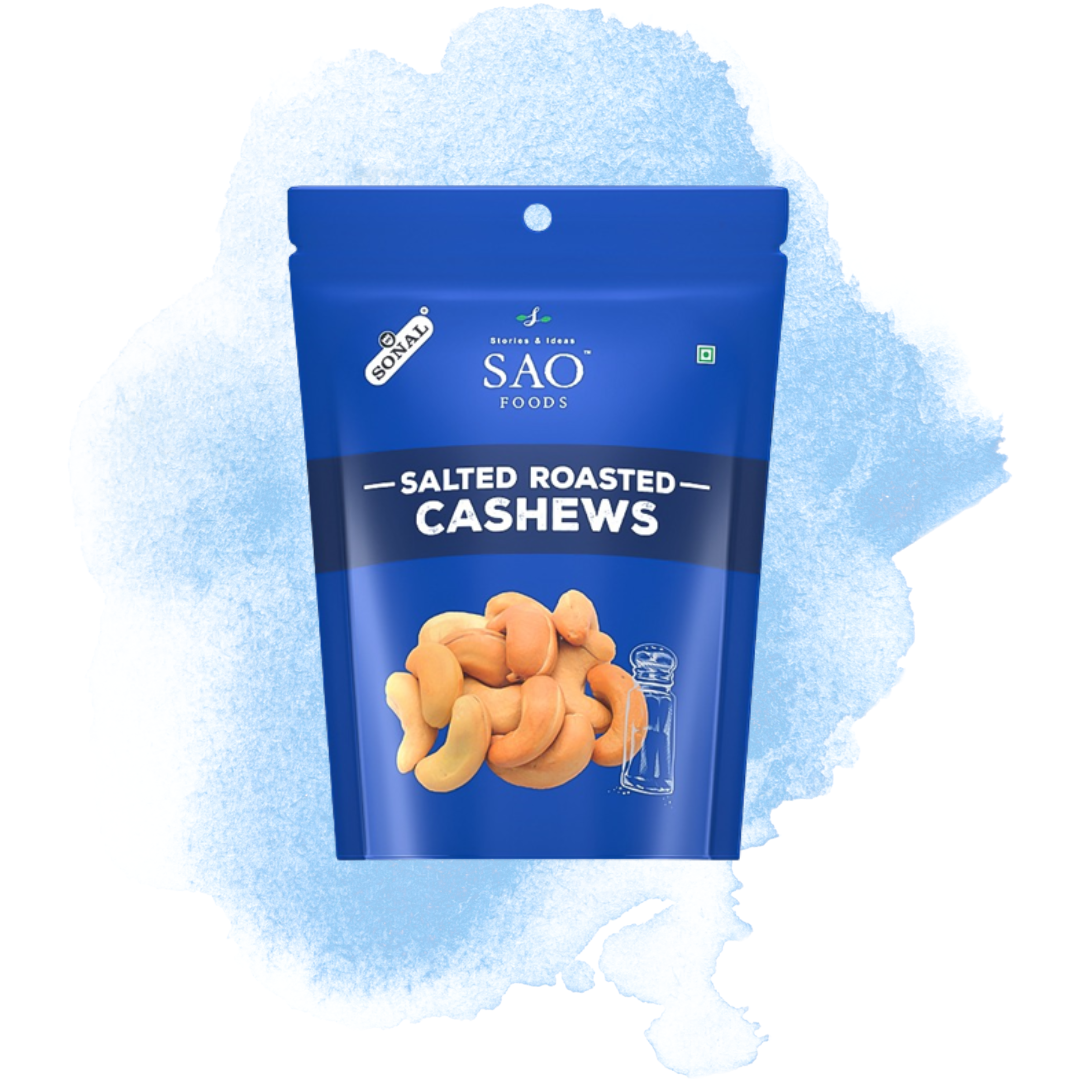SAO FOODS Roasted & Salted Assorted Rs.20 each (10 small snacking packs of 12gm each)