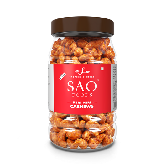 SAO Foods Peri Peri Cashews 500 gm
