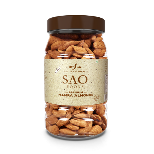 SAO Foods Premium Mamra Almonds 500 gm