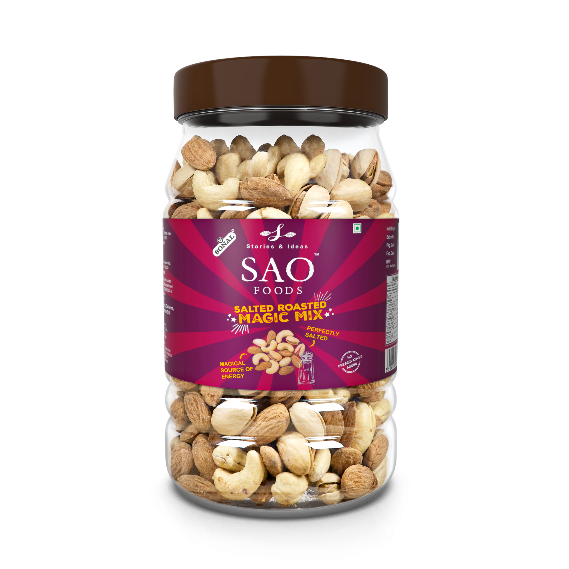 SAO Foods Roasted & Salted Magic Mix 500 gm