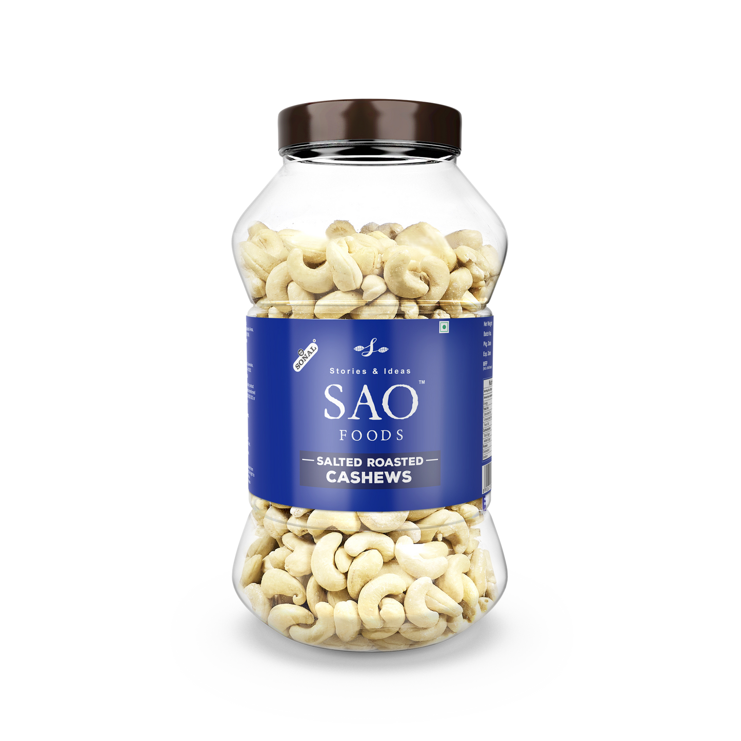 SAO Foods Salted Roasted Cashews 1 kg
