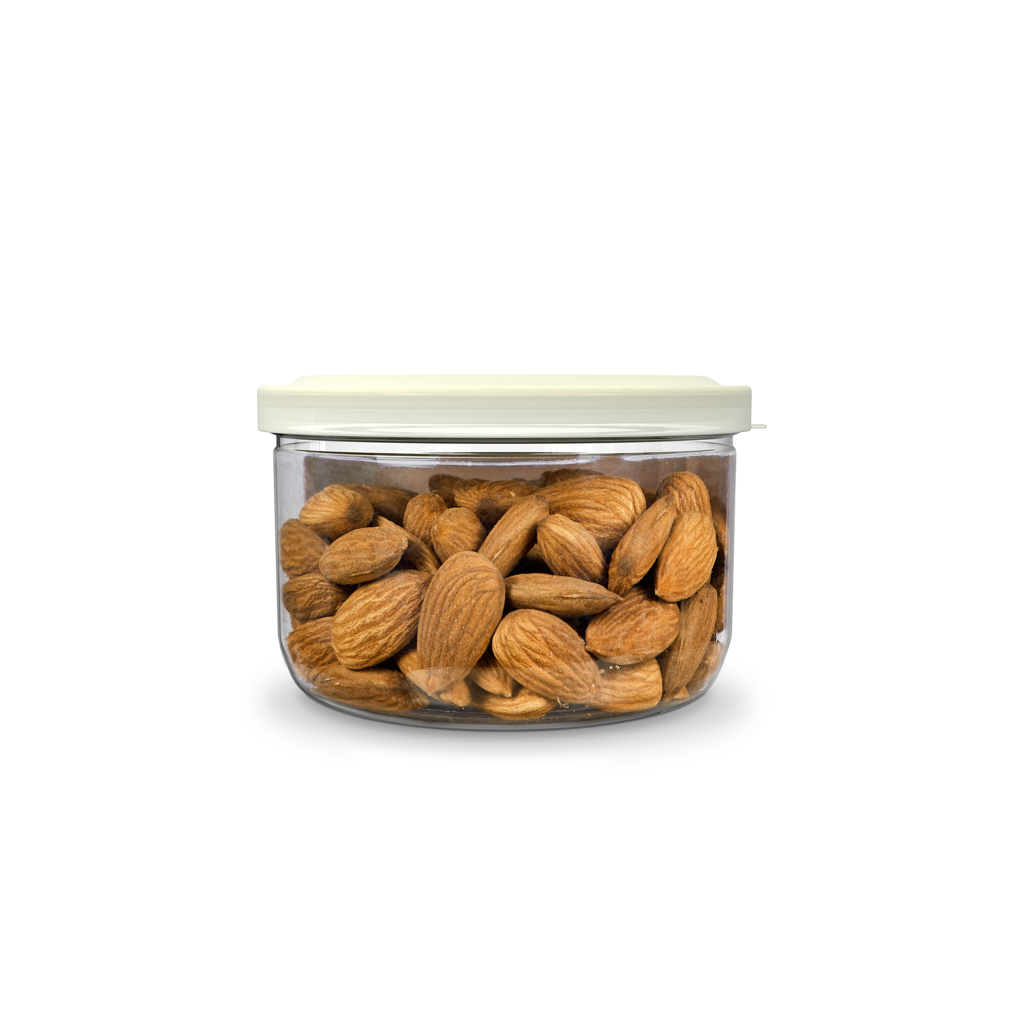 SAO FOODS Roasted & Unsalted Premium California Almonds 110 gm | Tin Cap PET Jar | Jumbo Size - SAO Foods # #
