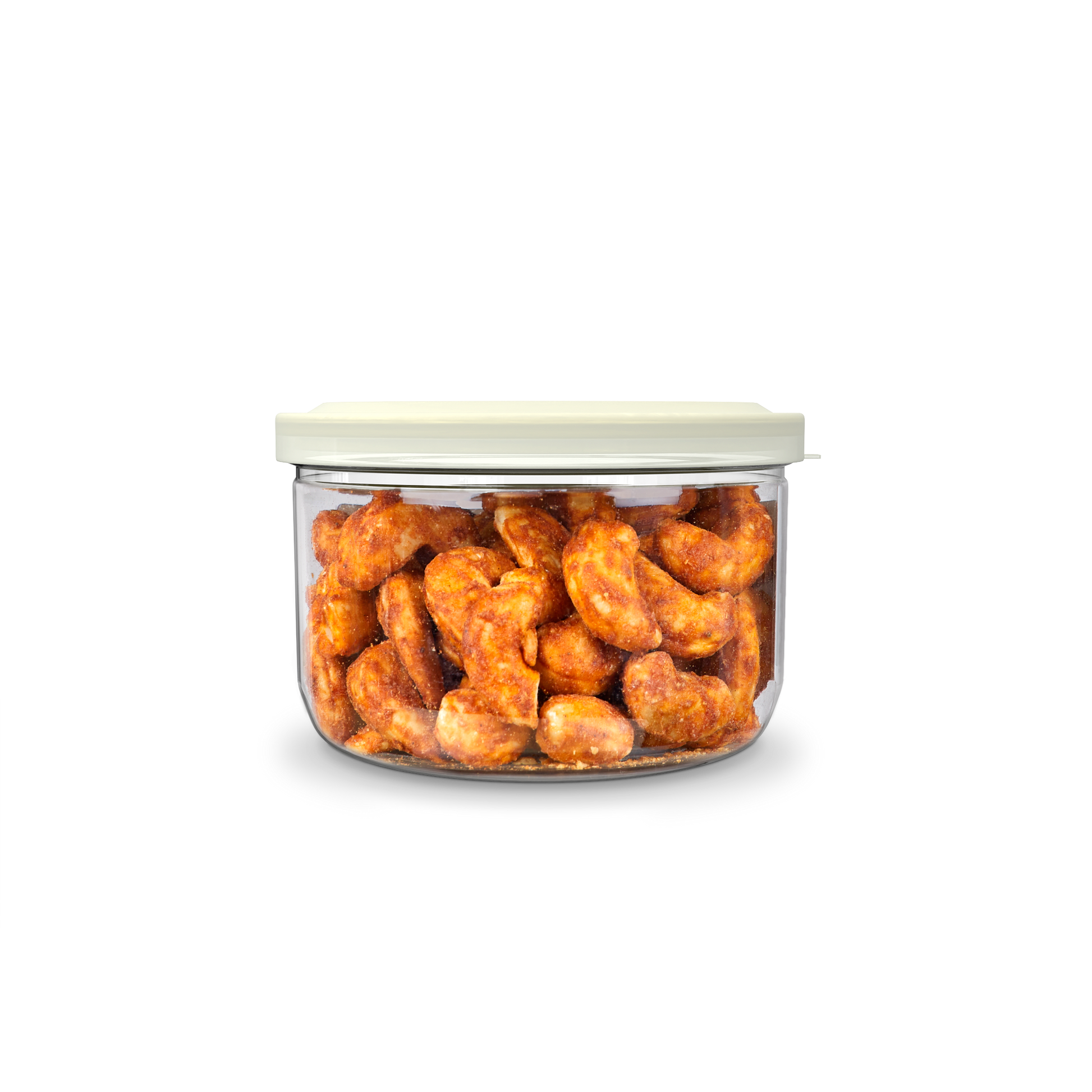 SAO Foods Peri Peri Roasted Cashews 100 gm | Tin Cap PET Jar