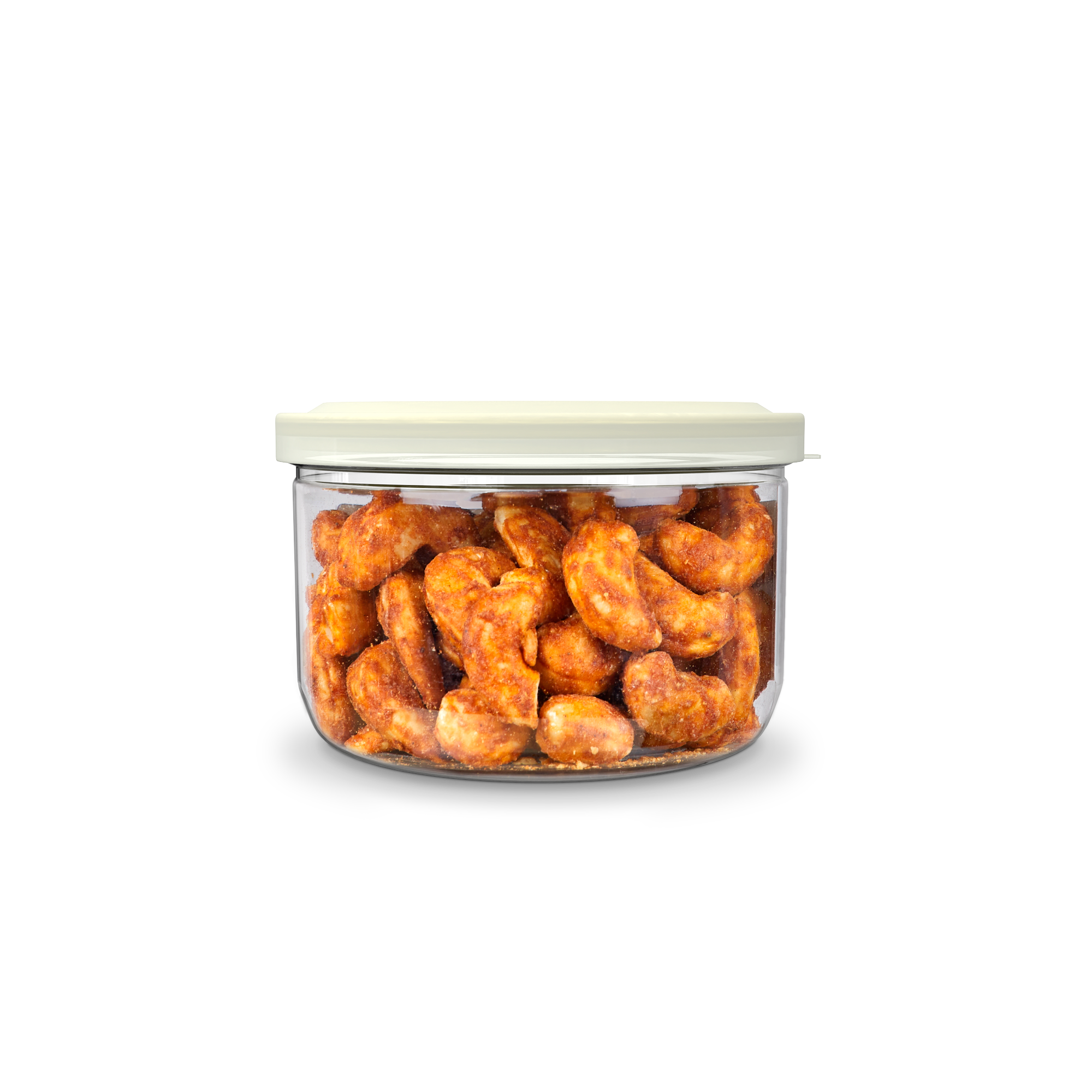 SAO FOODS Peri Peri Roasted Cashews 80 gm | Tin Cap PET Jar - SAO Foods # #