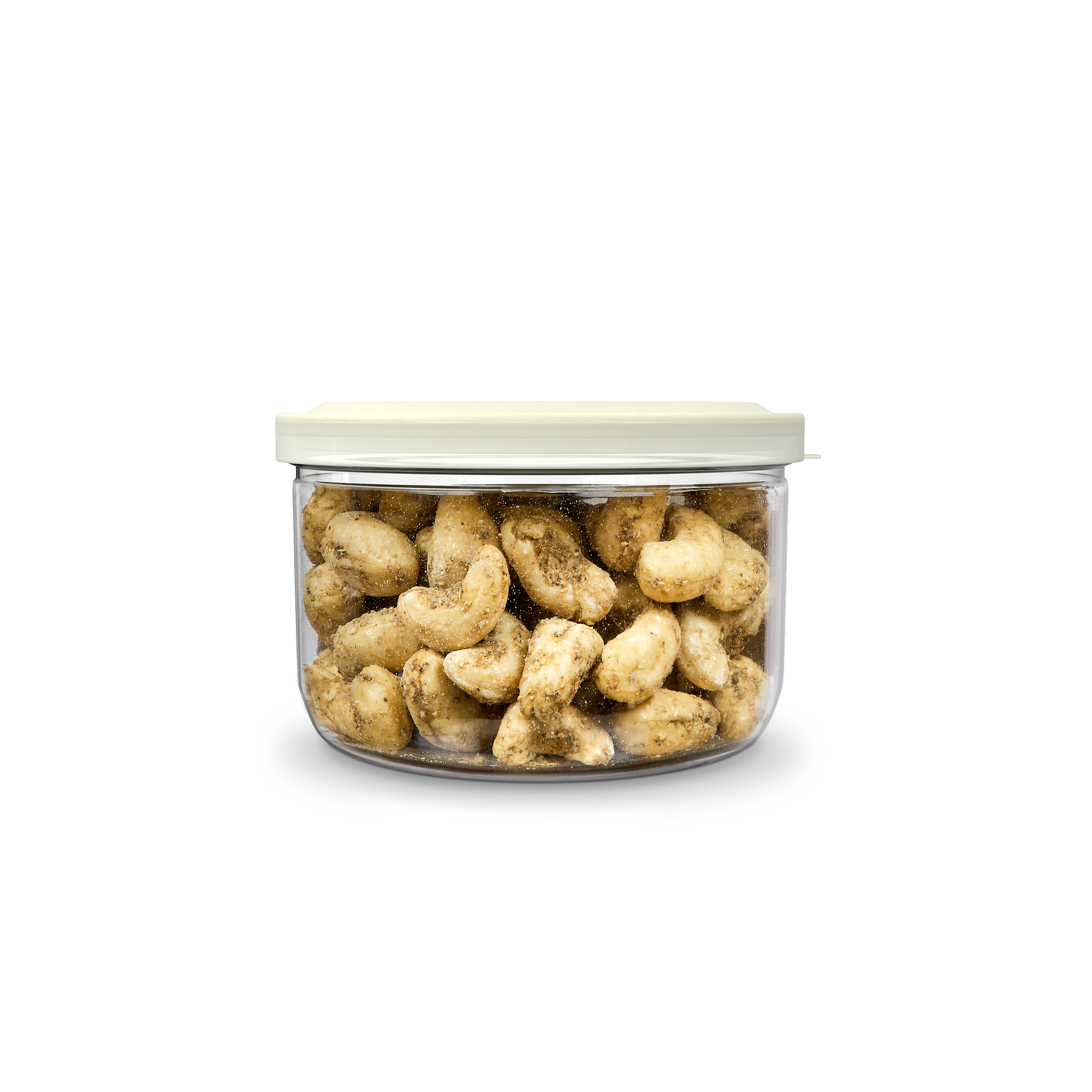SAO FOODS Masala Roasted Cashews 80 gm | Tin Cap PET Jar - SAO Foods # #