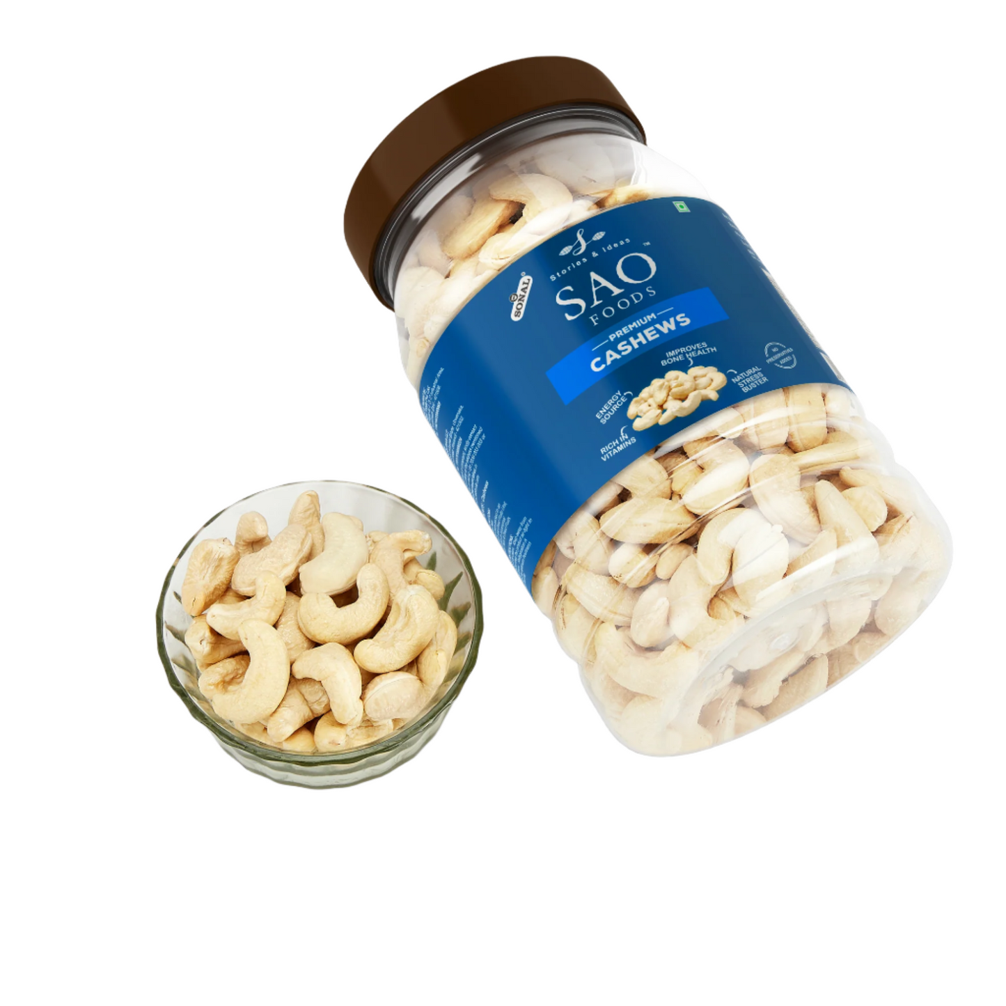SAO Foods Roasted Premium Cashews 500 gm