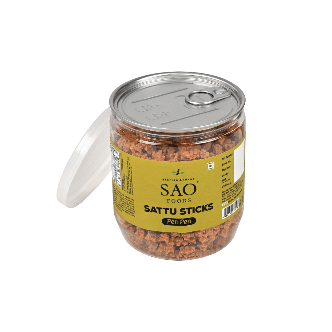 SAO FOODS Sattu Sticks Peri Peri 180gm