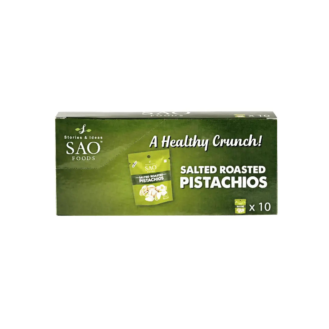 Salted Roasted Pistachios - 100g | 10 Small Packs