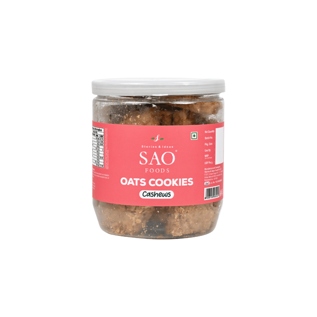 SAO FOODS Oats Cookies Cashews 260g 2