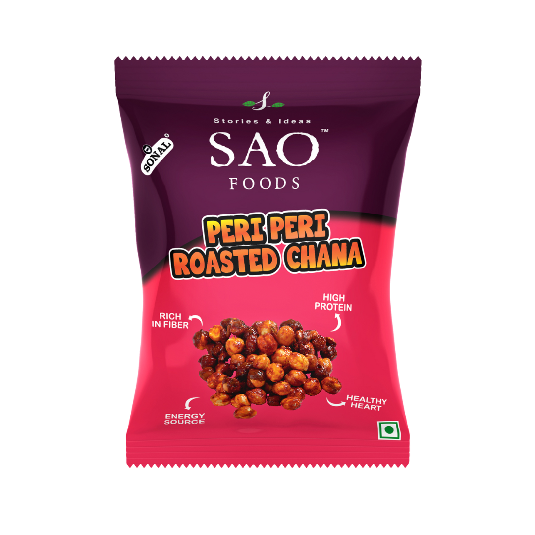 Peri Peri Roasted Chana - 15g | Pack of 50 * MRP 5