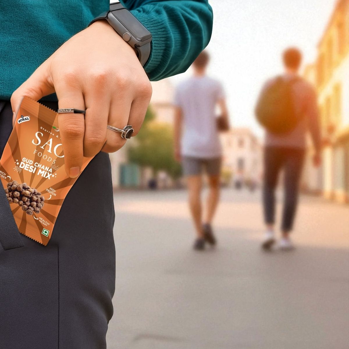 Gud Chana Healthy Snacks - 450g | 10 Small Packs