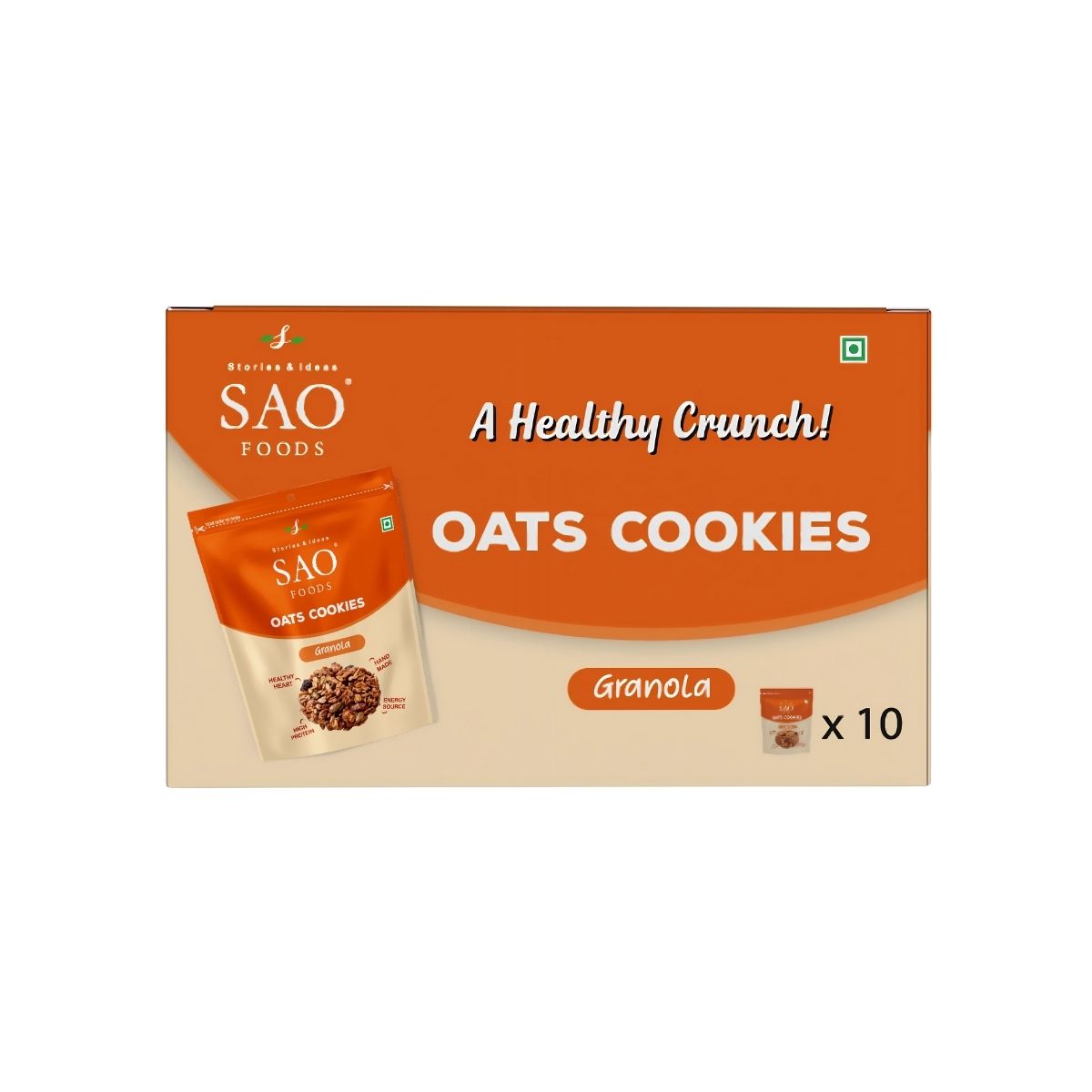 Sao Foods oats cookies outer