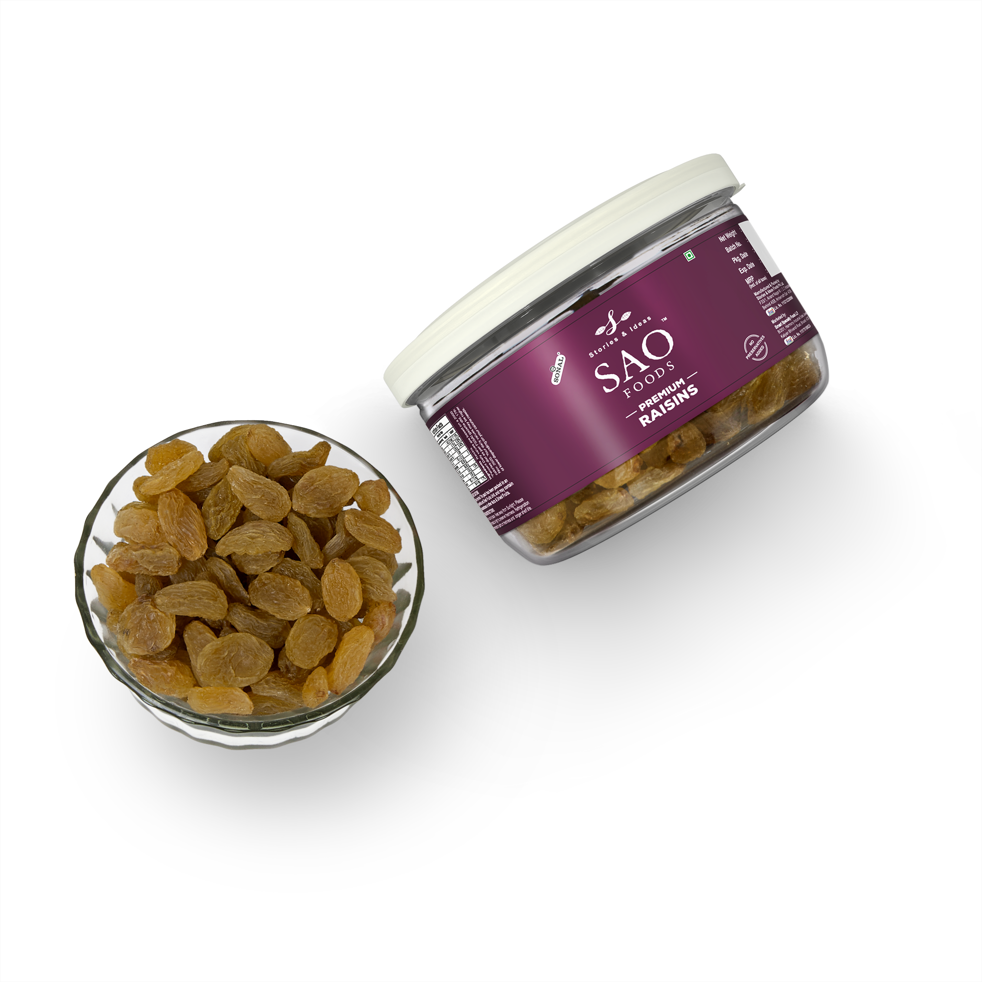 Premium Raisins - 160g | PET Jar