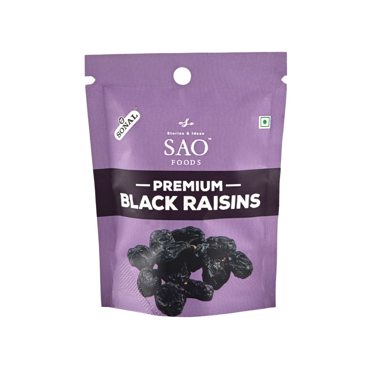 Premium Black Raisins - 200g | 10 Small Packs