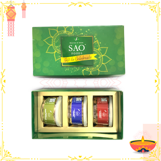 SAO FOODS Gift Pack of 100g x 3 jars | Color Option