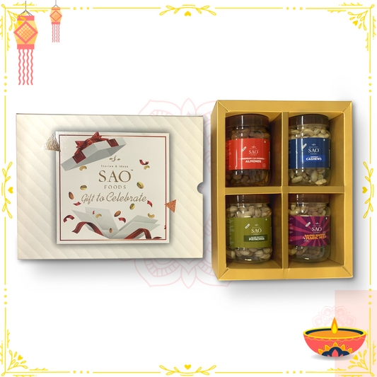 SAO Foods Gift Pack of 4 – 250 gm x 4 jars