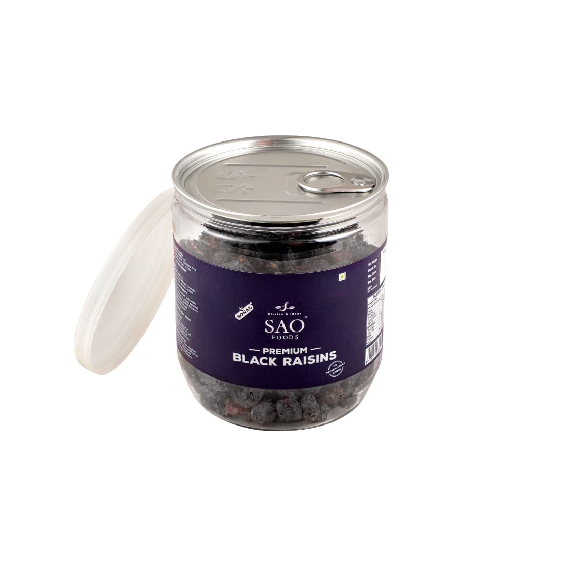 SAO FOODS Black Raisins 240g | PET Jar with Aluminium cap - SAO Foods # #