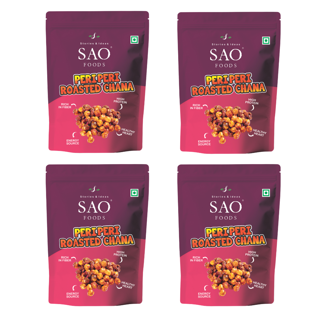 Peri Peri Chana Desi Mix - 800g | Pack of 4 | Refill Pack