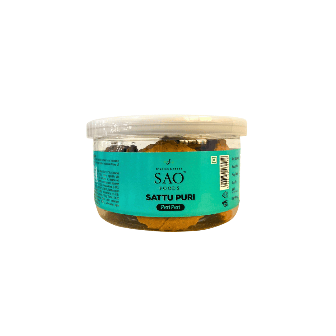 SAO FOODS Sattu Puri Peri Peri 90gm - SAO Foods # #