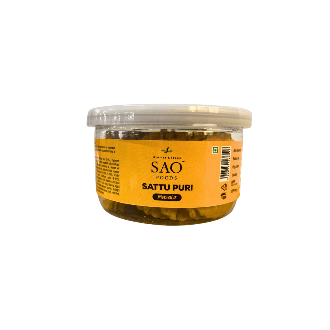 SAO FOODS Sattu puri masala
 90gm - SAO Foods # #