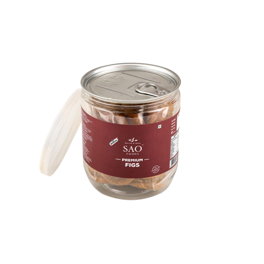 SAO FOODS Premium Jumbo Figs 250 gm | PET Jar with Tin Cap