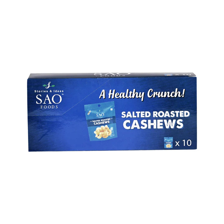 Salted Roasted Cashews - 110g | 10 Small Packs