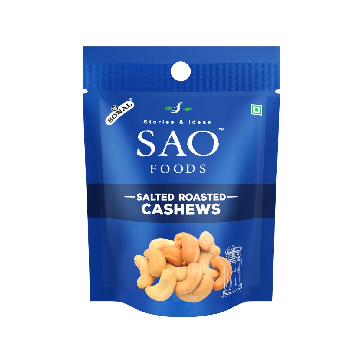 Salted Roasted Cashews - 10g (Pack of 10)