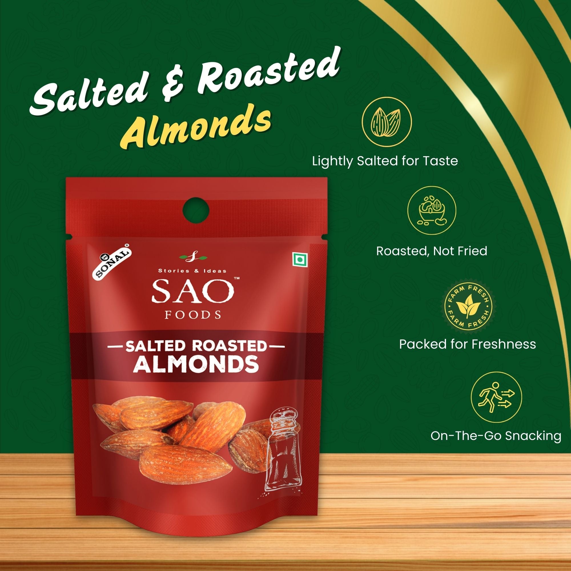Salted Roasted Almonds