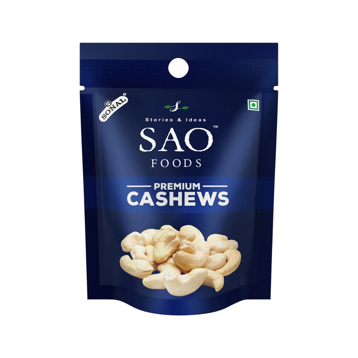 SAO Foods unsalted roasted cashews small pack 10g
