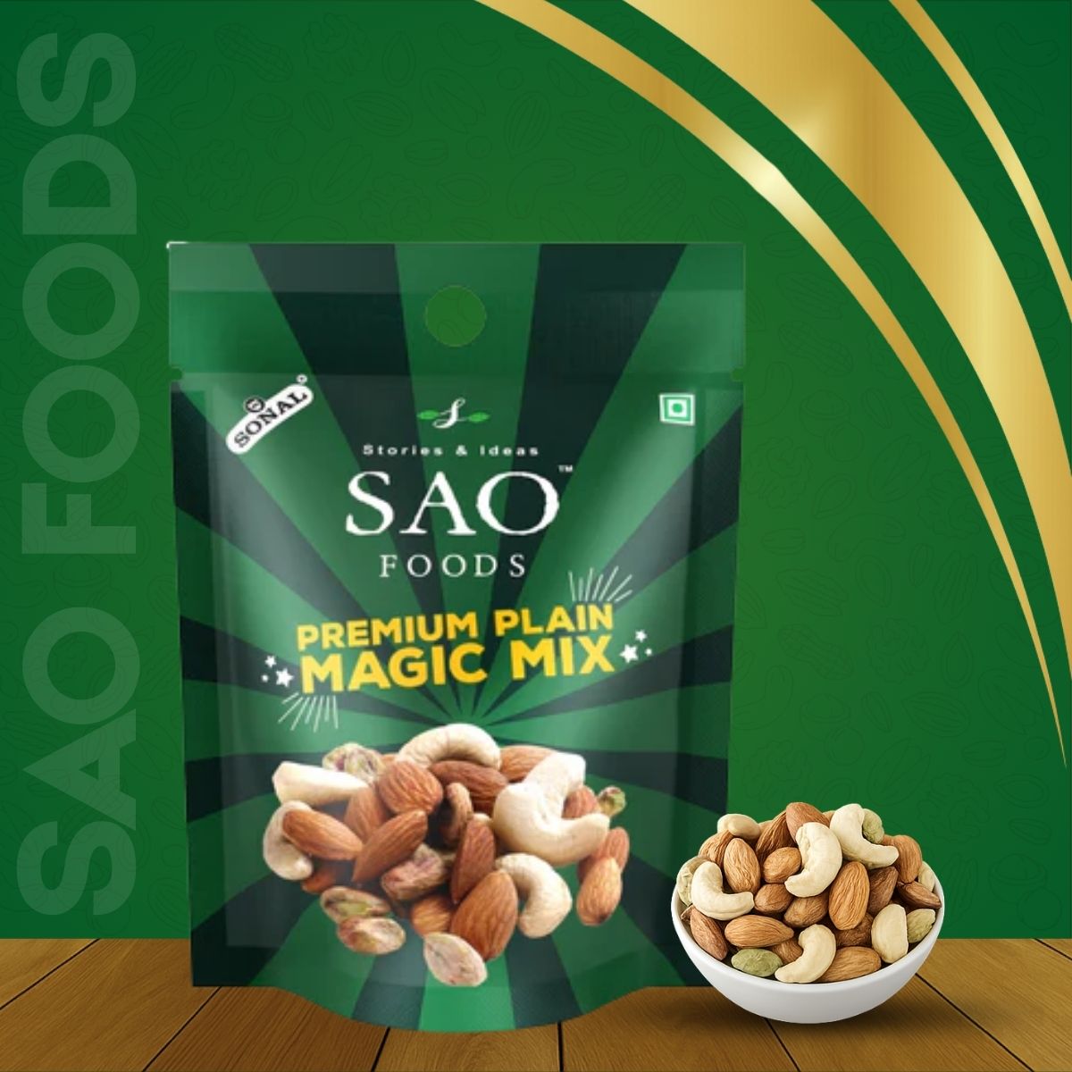 Unsalted Roasted Premium Magic Mix with  Open Product