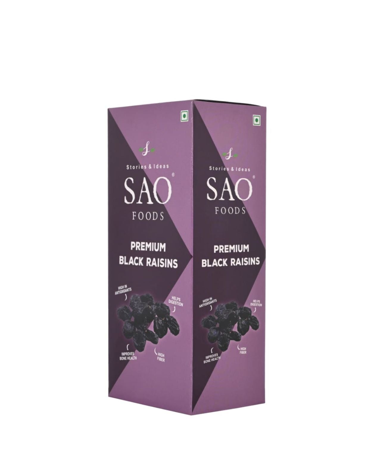 SAO FOODS Premium Black Raisins 250 grams | Refill Pack | Ziplock pouch Inside - SAO Foods # #