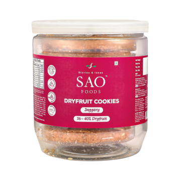 Buy Dryfruit Cookies (210g) – Handmade, Zero Maida, No Sugar, with Jaggery