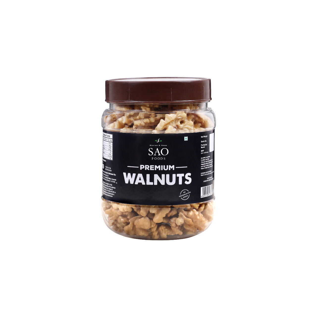 SAO Foods Premium Walnuts 250 gm