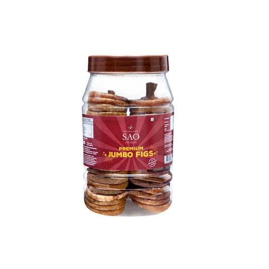 SAO FOODS Premium Jumbo Figs 500 gm | Get complimentary jute bag